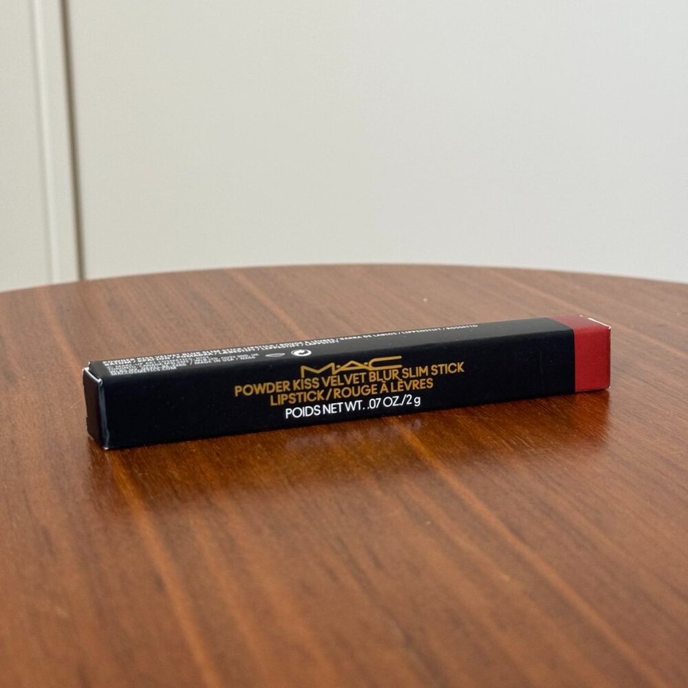 MAC Powder Kiss Velvet Blur Slim Moisturizing Matte Lipstick